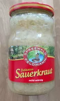 Mängden socker i Delikates Sauerkraut