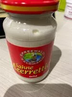 Mängden socker i Sahne Meerrettich mild