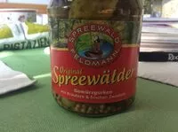 Mängden socker i Spreewald Gewürz Gurken