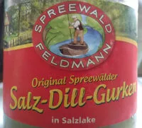 Mängden socker i Salz-Dill-Gurken Original Spreewälder