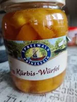 Mängden socker i Kürbis - Würfel