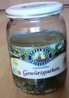 Mängden socker i Gewürzgurken