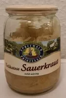 Mängden socker i Delikatess Sauerkraut