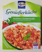 Mängden socker i Nudeln und Tomatensoße