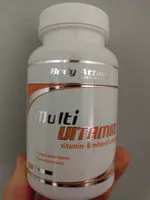 Mängden socker i Multivitamin Body Attack