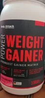 Mängden socker i Weight gainer