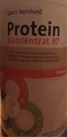 Mängden socker i Protein Konzentrat 87