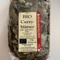 Mängden socker i Curryblätter Bio