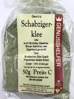 Mängden socker i Schabzigerklee