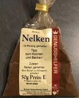 Mängden socker i Nelken - gemahlen