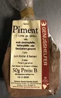 Mängden socker i Piment - gemahlen