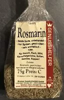 Mängden socker i Rosmarin - geschnitten