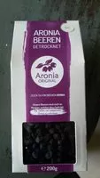 Mängden socker i Aronia Beeren Getrochnet