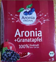 Mängden socker i Aronia-Granatapfel Direktsaf
