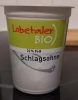 Mängden socker i Schlagsahne