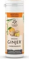 Mängden socker i Ginjer chewing-gum