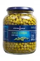 Mängden socker i Junge Erbsen sehr fein