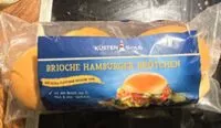 Mängden socker i Brioche Hamburger Brötchen