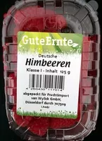Mängden socker i Deutsche Himbeeren Klasse I