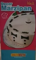Mängden socker i Dekor Marzipan Weiß
