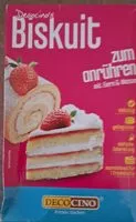 Mängden socker i Biskuit zum anrühren