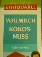 Mängden socker i Volmilch kokosnuss