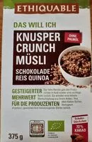 Mängden socker i Knusper Crunch Müsli