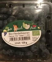 Mängden socker i Bio-Heidelbeeren