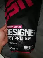 Mängden socker i Designer Whey Protein