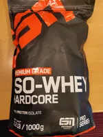 Mängden socker i ISO-WHEY HARDCORE Vanilla Caramel
