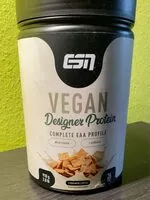 Mängden socker i Vegan Designer Protein - Cinnamon Cereal