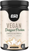 Mängden socker i Vegan Designer Protein Cinnamon Star