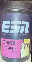 Mängden socker i Designer Whey Protein Banan Split Flavor