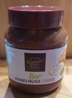 Mängden socker i Bio Haselnuss Creme