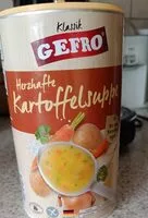 Mängden socker i Gefro Kartoffelsuppe (herzhaft)