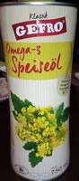 Mängden socker i Omega-3 Speiseöl