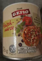 Mängden socker i Fleischwürze