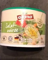 Mängden socker i Salat - Salatwürze Klassik