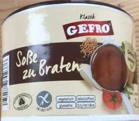 Mängden socker i Soße zu Braten