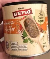 Mängden socker i Gewürzpfeffer