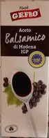 Mängden socker i Balsamico