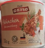 Mängden socker i Hähnchen Würzmischung