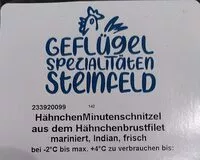 Mängden socker i Hähnchen Minutenschnitzel