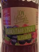 Mängden socker i LCW Frucht auf dem Strich / 4 Frucht