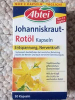 Mängden socker i Johanneskraut-Rotöl Kapseln