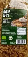 Mängden socker i Dinkel Spirelli