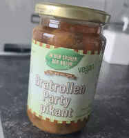 Mängden socker i Bratrollen Party pikant