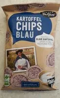 Mängden socker i Kartoffel Chips Blau gesalzen