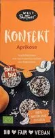 Mängden socker i Konfekt Aprikose