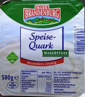 Mängden socker i Speise-Quark magerstufe